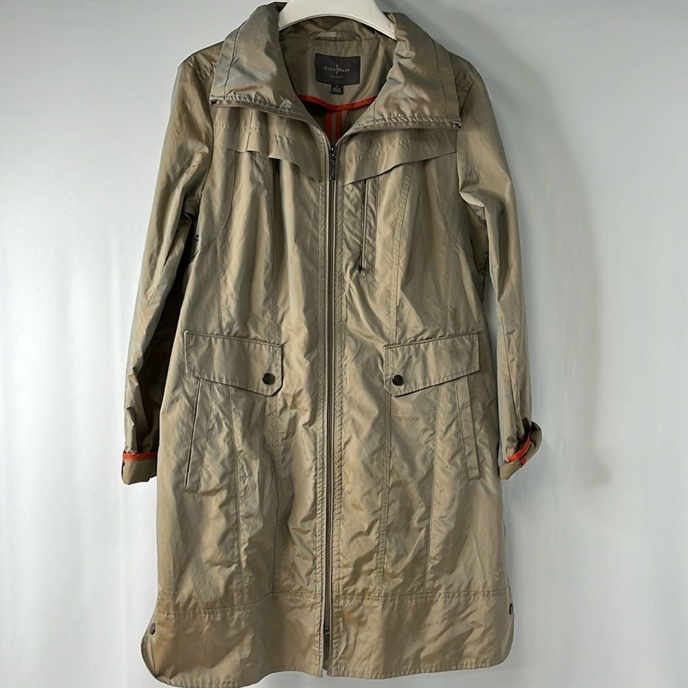 Cole Haan Tan Rain Jacket